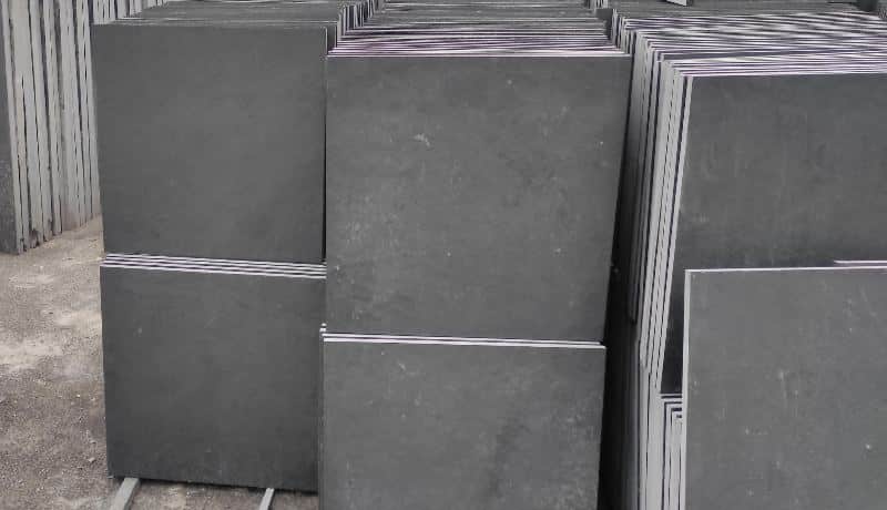 BLACK PAVING SLABS 600X600