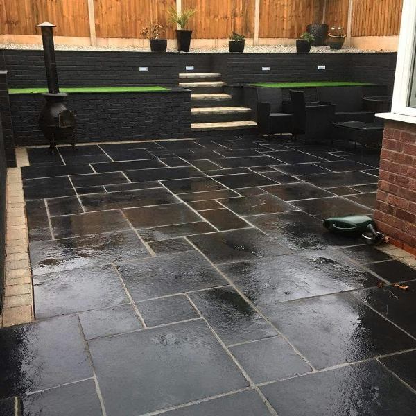Elevate Your Outdoor Space with Black Patio Stones